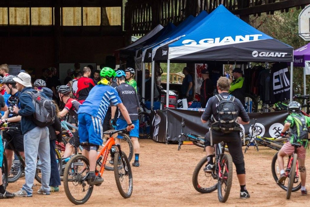 A cracnkin' race village at Wharncliffe Mill