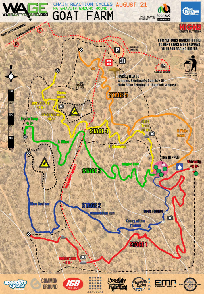 2016 5 Course Map