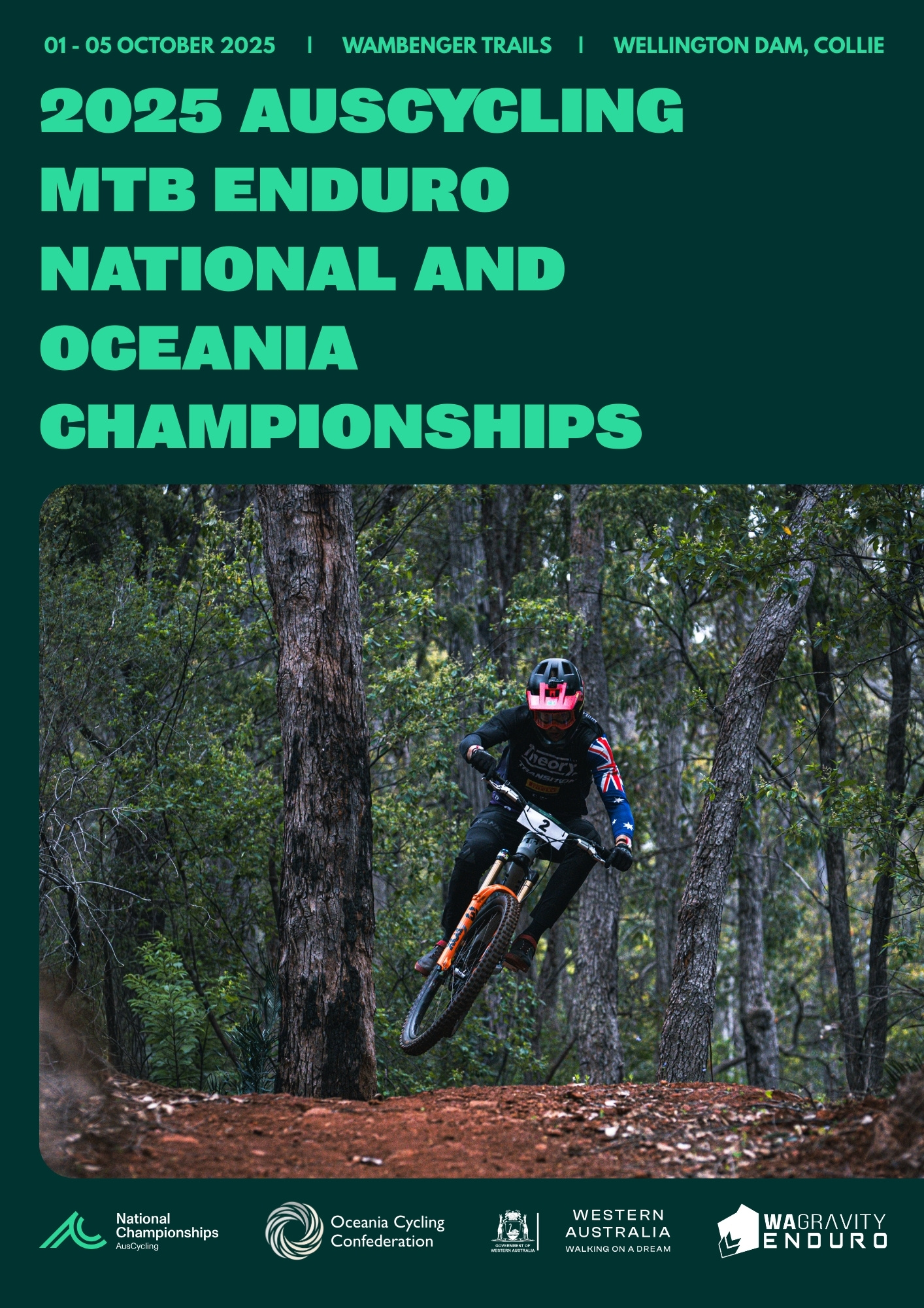 POSTER 01 - 05 OCTOBER 2025 WAMBENGER TRAILS WELLINGTON DAM